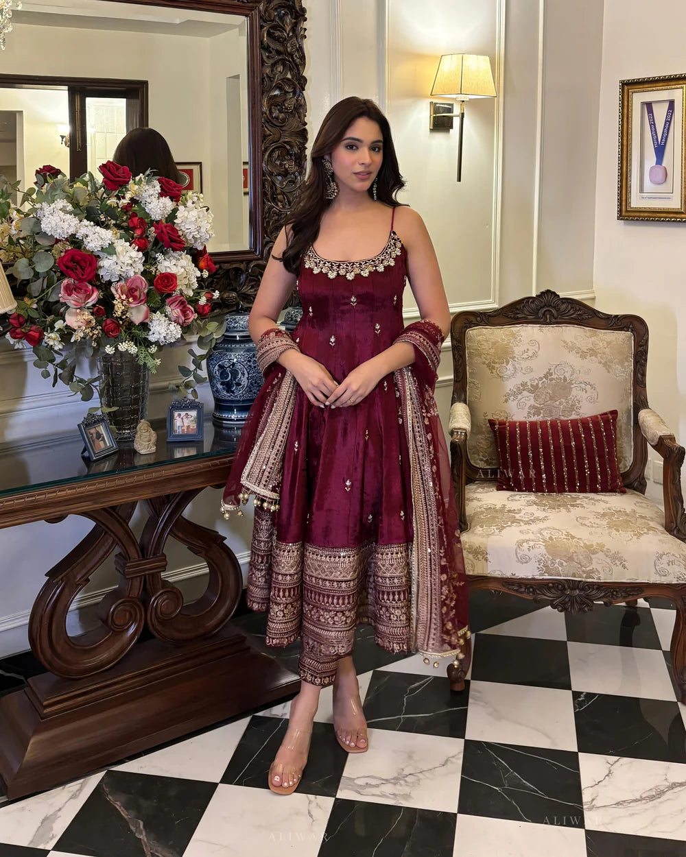 Premium Quality Anarkali Suit Set with Color