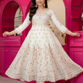 Nafisha Anarkali Set with Sequin Workt With Dupatta